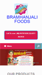 Mobile Screenshot of bramhanjalifoods.com